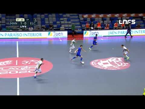 Gol Daniel (2-0) Manzanares FS - Irefrank Elche. Semifinales Play Off Ascenso 19/20. LNFS