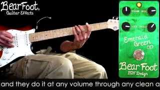 Video thumbnail for Bearfoot Fx Emerald Green Overdrive by Mike Hermans