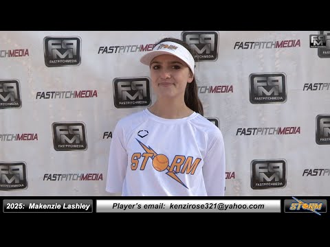 2025 Makenzie Lashley - 4.0 GPA - 2nd Base & 3rd Base Softball Skills Video - California Storm