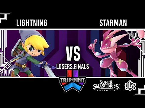 Tripoint Smash 187  -  Losers Finals  -  Lightning(Toon Link) Vs. Starman(Greninja)