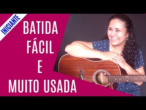 CONHEÇA essa BATIDA  NO VIOLÃO muito usada e FÁCIL