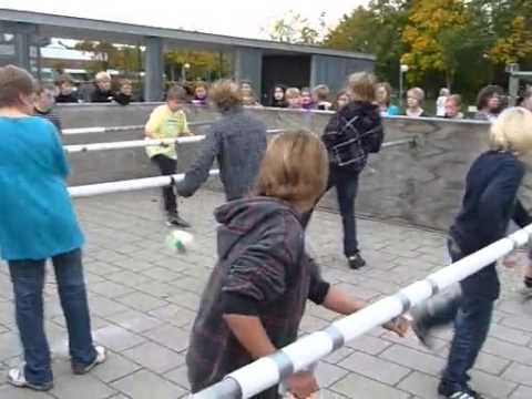 Finale: Menschenkicker-Turnier - Schulzentrum Saterland vs. Laurentius-Siemer-Gymnasium Ramsloh