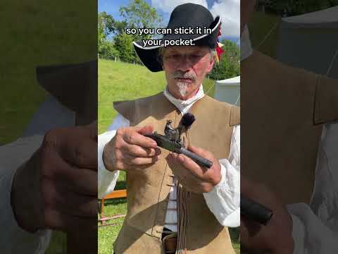 This is an 18th Century secret women's pistol! @chalkehistoryfestival