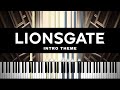 Lionsgate Films Intro 2005 Piano Tutorial