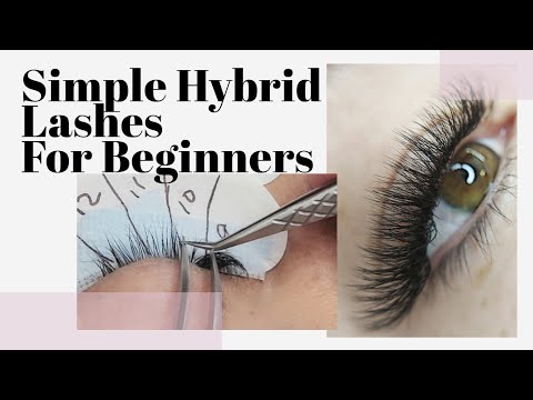 How To: Hybrid/Mixed Lash Extensions For Beginners