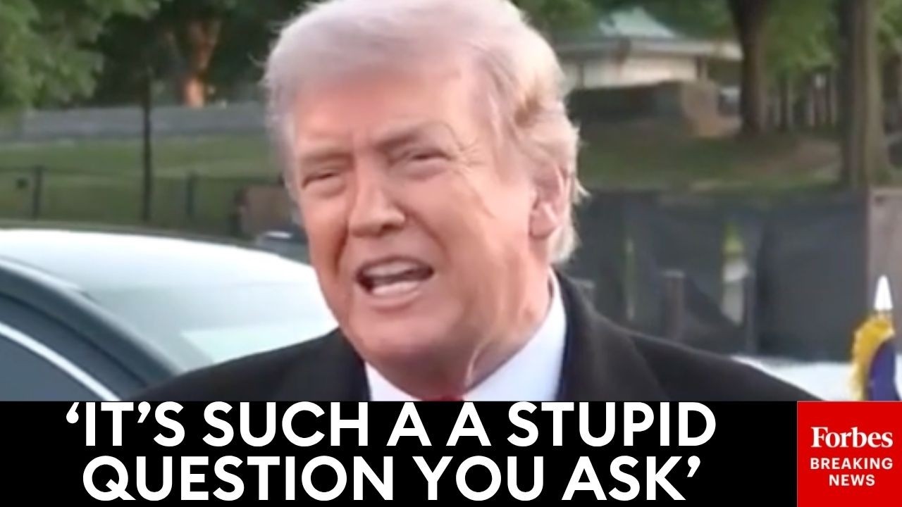 Video | Trump Unleashes On Reporter After She Asks Why He Is Focusing On Reflecting Pool Amid Iran War