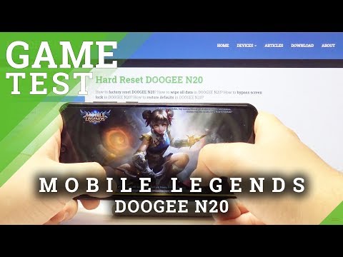 DOOGEE N20 Mobile Legends GamePlay Test / Settings Review