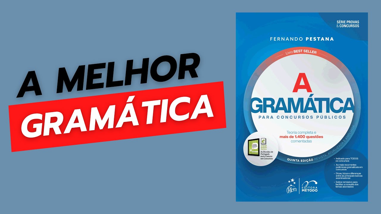 A Gramática para Concursos Públicos de Fernando Pestana: Review Completo e Dicas para Estudo