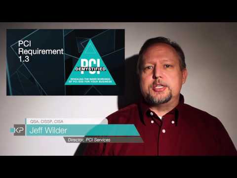 PCI DSS Requirement 1.3  Examine Firewall and Router Configurations