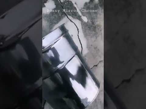 Testing Out MIRROR CHROME ( World's MOST REFLECTIVE PAINT Bosny Mirror Chrome