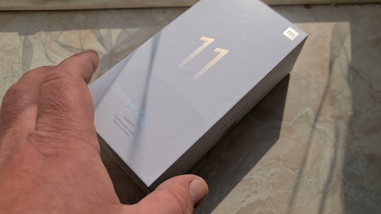 Xiaomi Mi 11 Lite Unboxing (pre-launch) Part 1