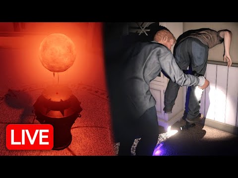 Playing the Phasmophobia Halloween Event with CJ and Psycho - LIVE 🔴