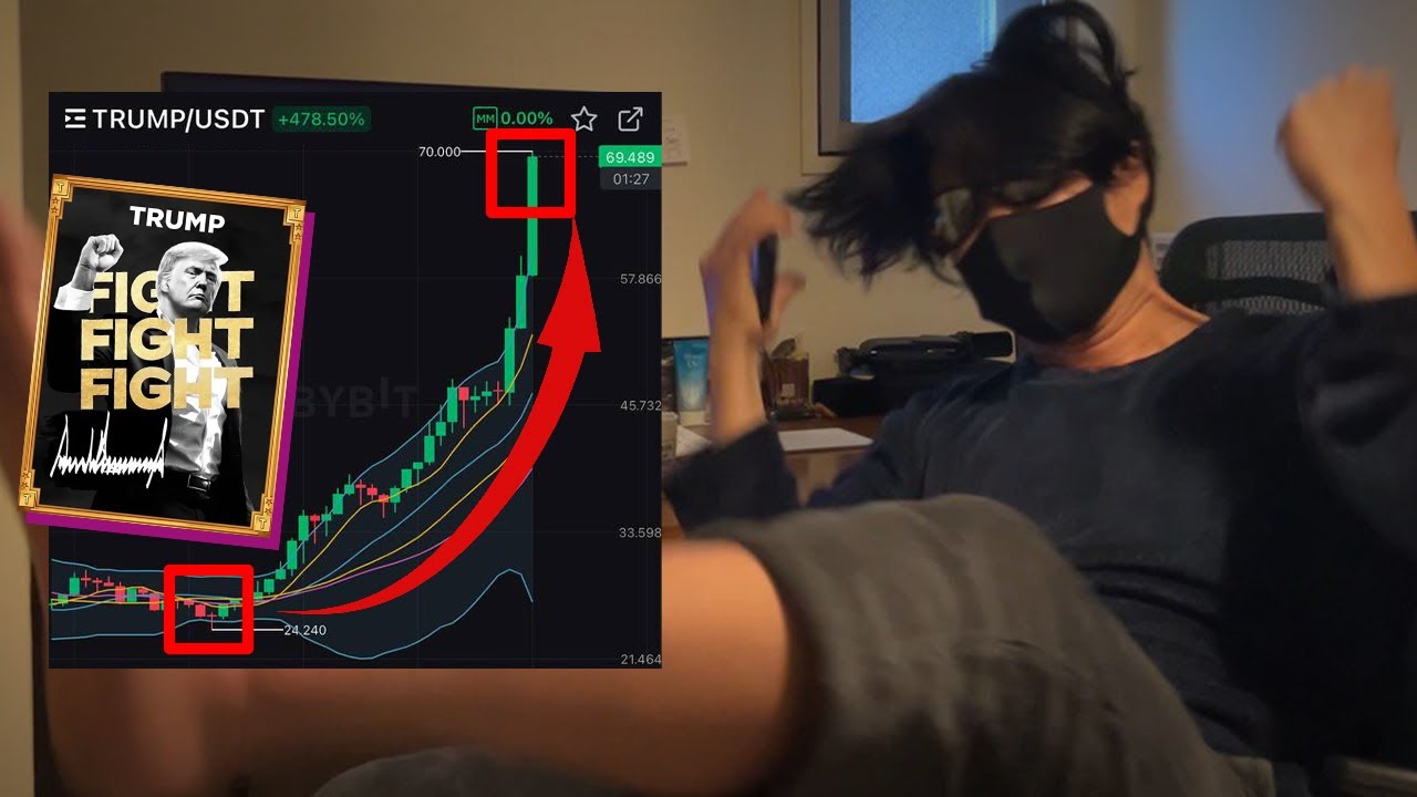 【仮想通貨】「トランプトークン」速攻で全力買いしてみた結果・・・
