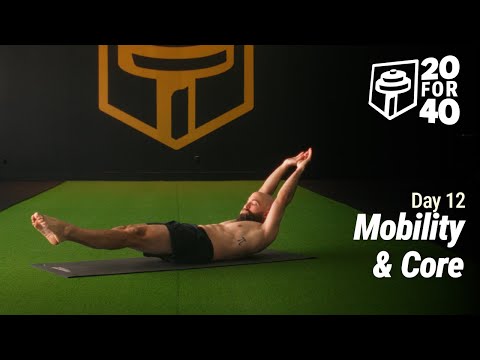 40 Day Bodyweight Fitness Challenge | No Talking, All Levels || Day 12 - Mobility & Core