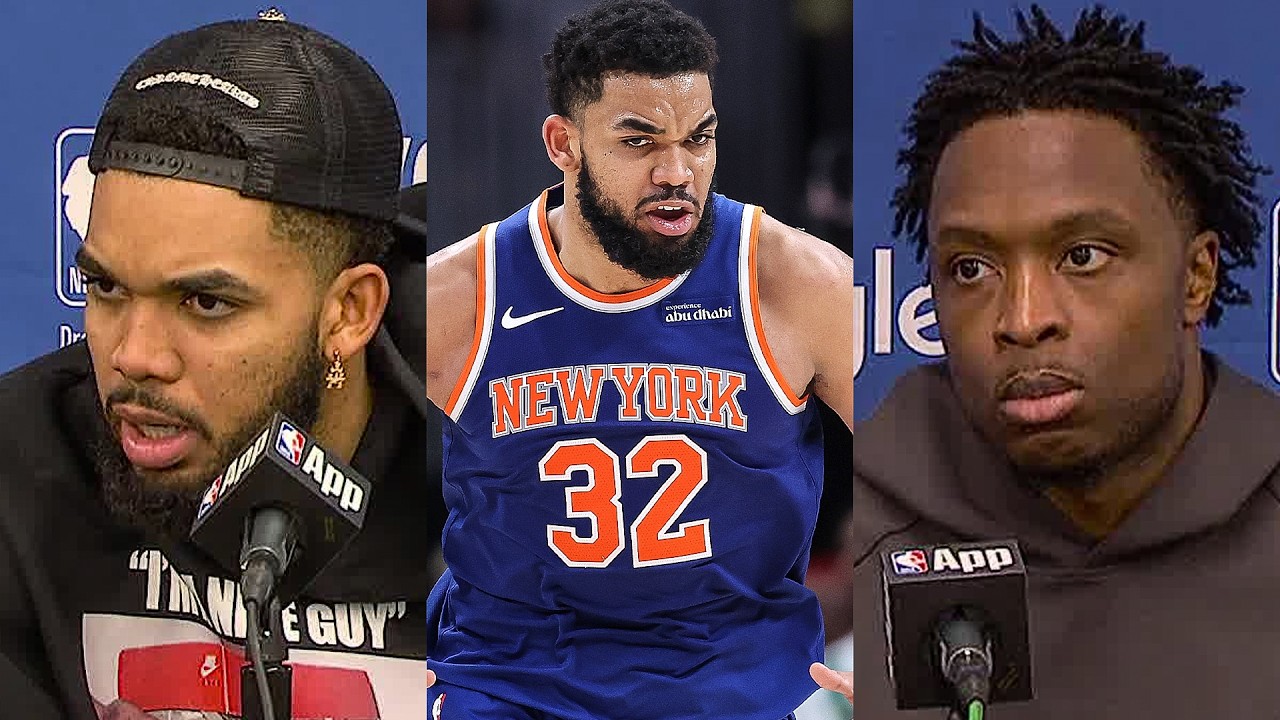 "We exceeded the expectation in the moment" KAT & OG Anunoby Speak After Game 4 Win | April 25, 2026