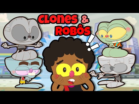 Capa de Mongo e Drongo e KEKO contra os Clones e Robôs de Mongo e Drongo