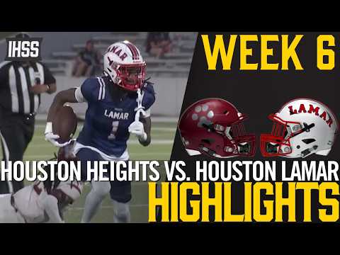 Lamar Dominates Heights 42-7 to Earn First Win | Texas Oncology Team of the Week
