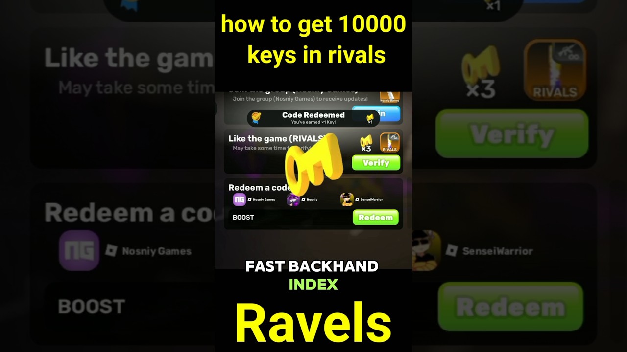 100% Working Rivals Codes (April 2026) – Free Keys & Rewards! #Roblox #RivalsCodes #shorts #trending