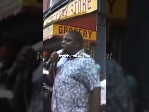 Biggie Smalls Rare Freestyle At 17 Years Old💯#shorts