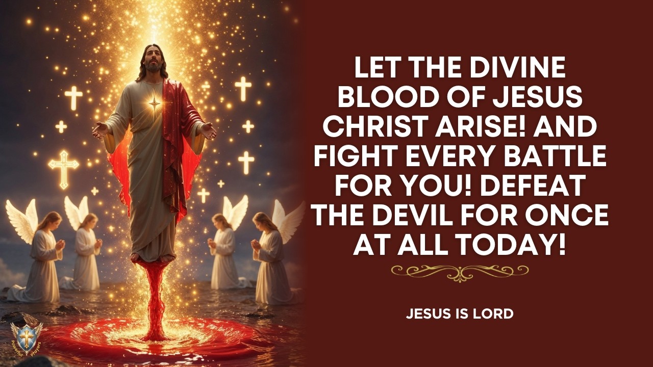 Divine Blood of Jesus Arise and Fight for Me - Win My Battles against The Evil - Warfare Prayer