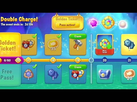 @Fishdom Level 10188 - 10202. Double Charge Level 19 🔓