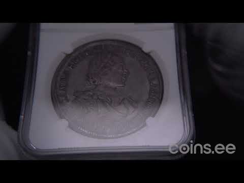 Auc 51. Lot 1878. Russia Rouble 1720 - NGC AU 55