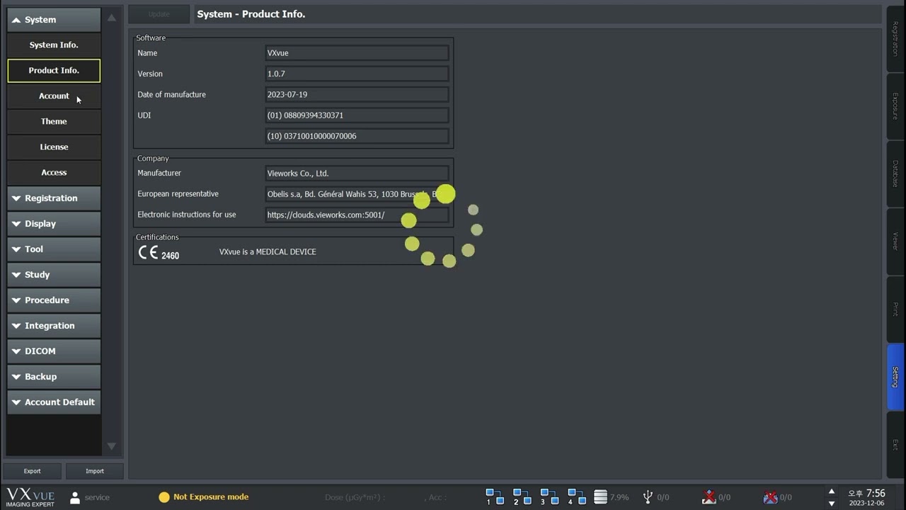 1. System and Account Setting