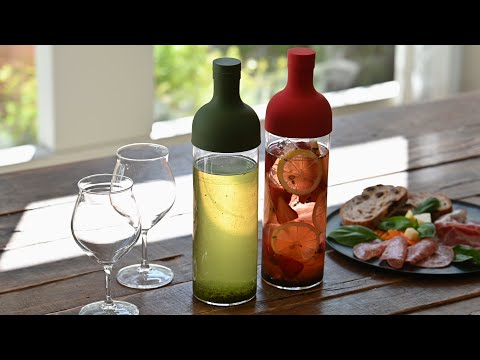 Sourcing Cold brew arbatos butelis Hario, 750 ml - Žalias video