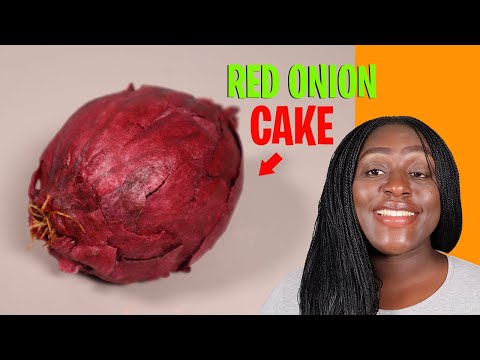 How I made a CAKE that looks just like an ONION