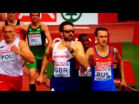 Zurich 2014 Men 4x400 m realay final