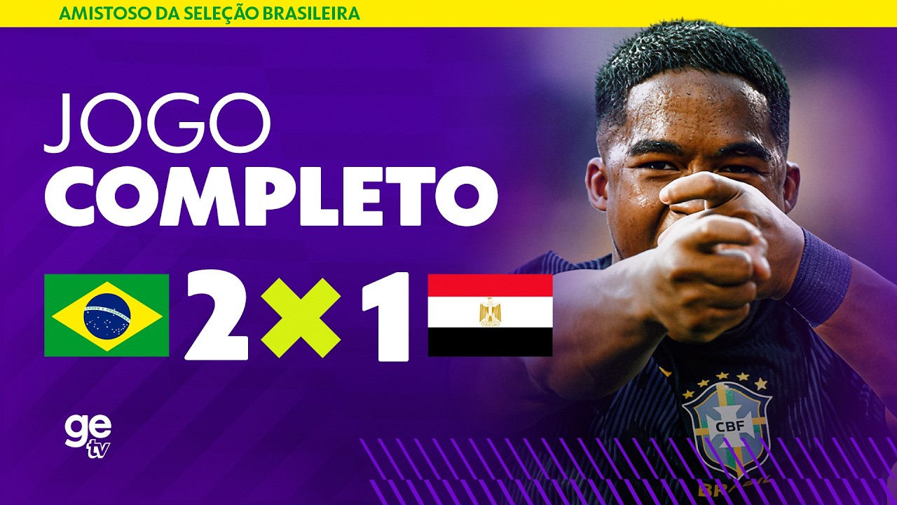 Brasil x Egito: onde assistir ao amistoso da Seleção às 19h