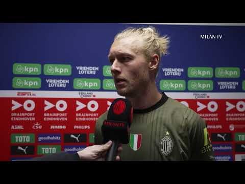 Simon Kjær Interview After PSV Eindhoven - AC Milan on 30 December 2022