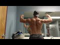 Physique update looking beefy - posing and flexing after back day