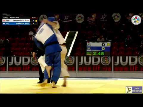 Judo 2014 Grand Prix Tbilisi: Merebashvili (GEO) - Shemesh (ISR) [-60kg]