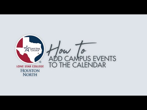 Lonestar College Calendar