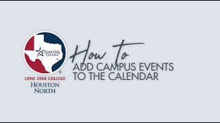 How To: Add an Event to the LSC-Houston North Calendar