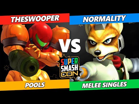 SSC 2022  - TheSWOOPER (Samus) Vs. Normality (Fox) Smash Melee Tournament