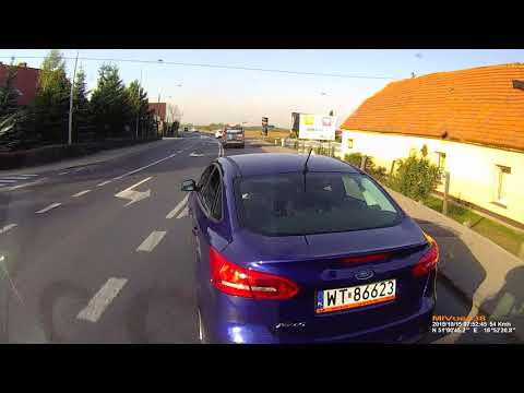 Wymuszenie Dk 35 Małuszów 15 10 2018  Wrocław         Ford   WT86623 Orginał