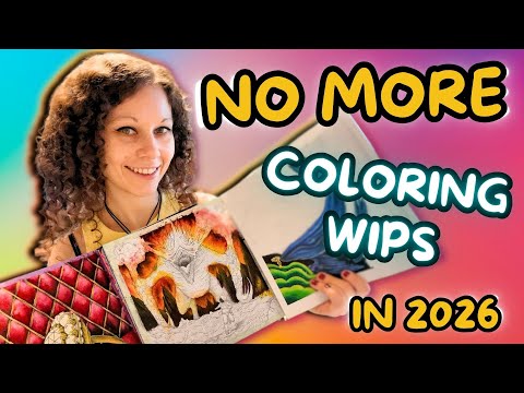 120+ Coloring WIPs | 36 to Finish in 2026 | Adult Coloring