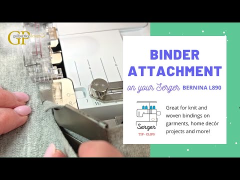 #BERNINA L890 Binder Attachment