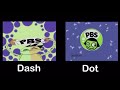 PBS Kids Transformation System Cue Logo Comparison Dash And Dot