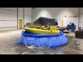 Drunken guys in a boat, in a pool, in a garage