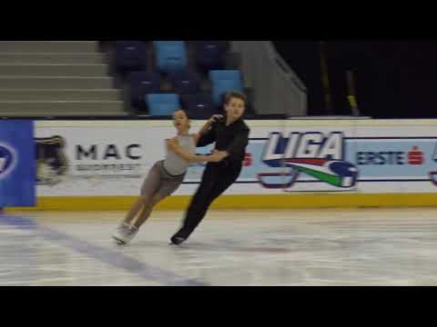 2017 Santa Claus Cup: Emma BRUEY-Justin GRIMSINGER(FRA)-ID ADNVANCED NOVICE ROCKER FOXT.