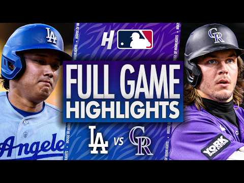 洛杉磯道奇 vs 科羅拉多洛磯 - 2026/8/17 MLB賽季完整比賽精華 🔥 (Los Angeles Dodgers vs Colorado Rockies - FULL GAME HIGHLIGHTS 🔥 August 17, 2026 MLB Season)