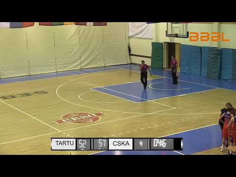 Tartu University BS 2007 VS CSKA 08 | BBBL boys U13