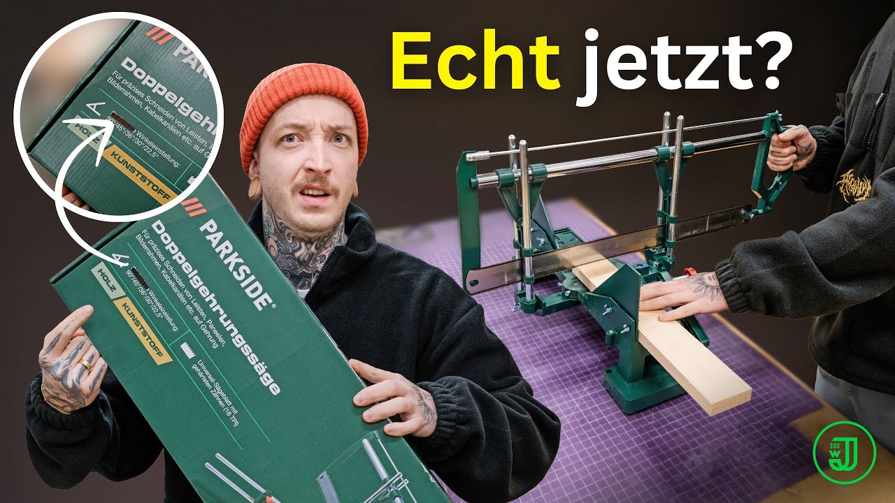 Actually, I just wanted to test this 39€ PARKSIDE SAW 👉 then I discovered THIS! 😲 | Jonas Winkler