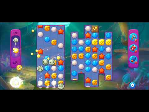 Fishdom Super Hard 11924 (with full seashell and double bomb boosters) @choraelmin