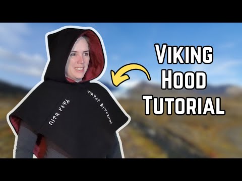 Viking Hood Tutorial | Easy Sewing Pattern for LARP & Ren Faire