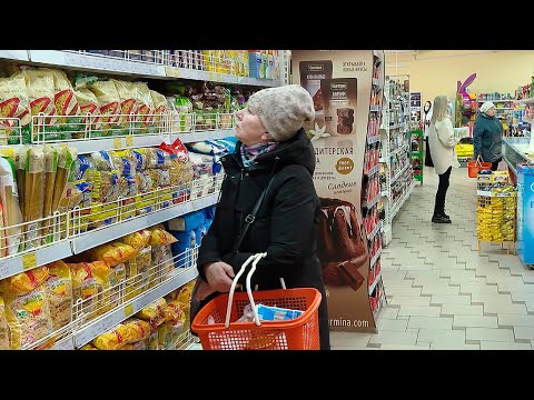 В Гомеле с полок магазинов стремительно исчезают продукты. Так ли это? видео