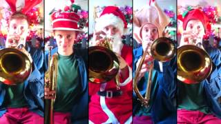 I Saw Three Ships for Brass Quintet with Sheet Music